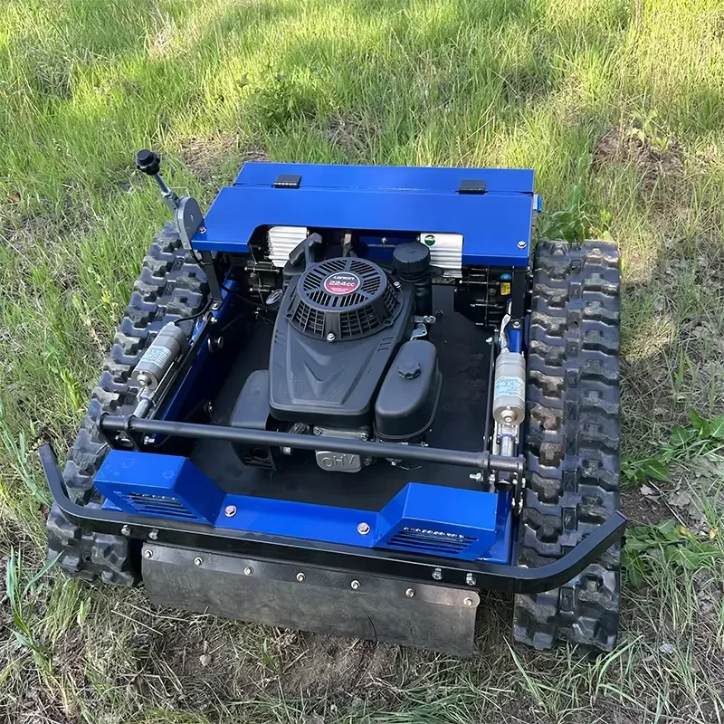 for DIY Industrial 500mm Mini Intelligent Remote Control Crawler Lawn Mower 24V Four Stroke CE Factory Direct Sales Spot