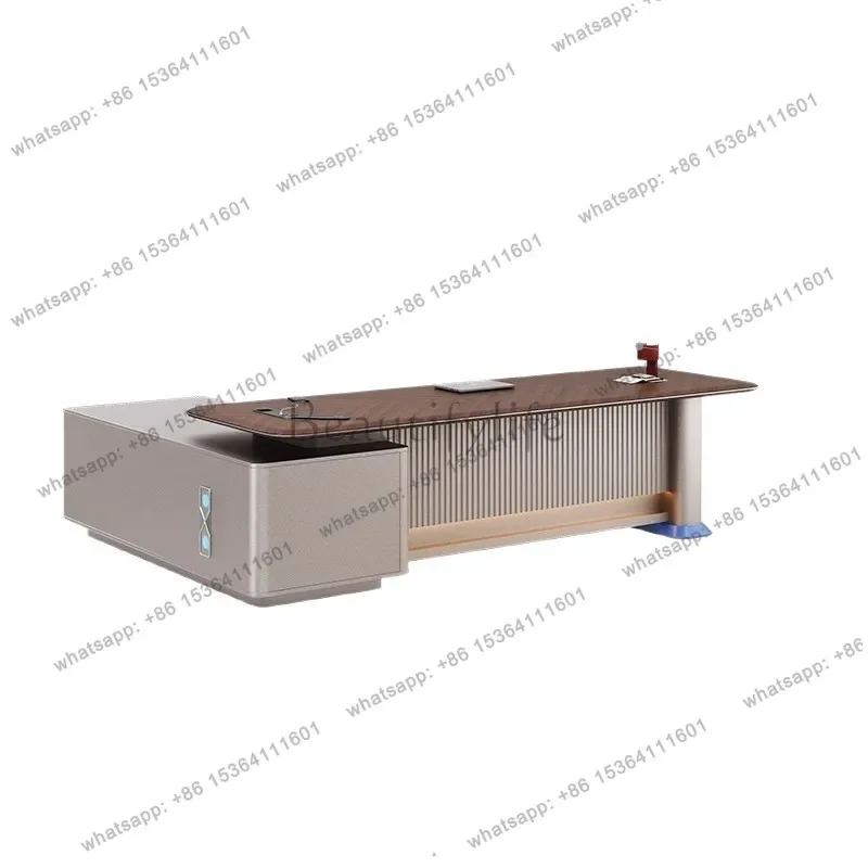 

D36Desk Modern Simple High-end President's Desk Chairperson's Office Office Furniture