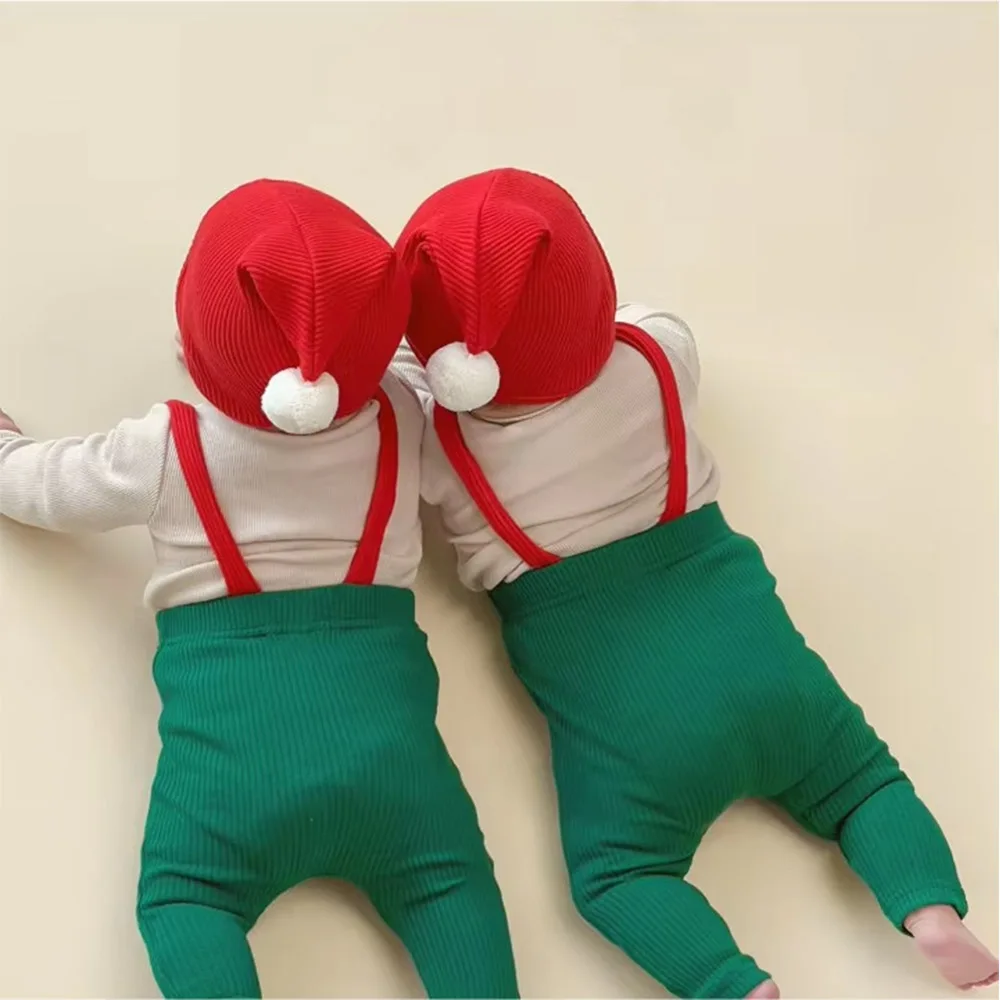Weihnachten Niño Cosplay Strampler Enfant Rot-Brauner Bodysuit Outfit Säugling Enfants Weihnachtsmann-Kostüm 2026 – Detail 4