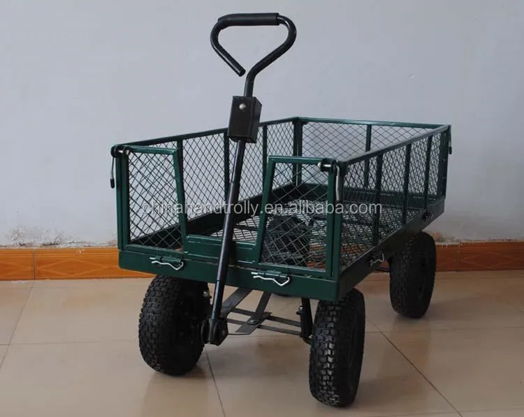 

500kg pneumatic wheel heavy duty agriculture garden tool cart