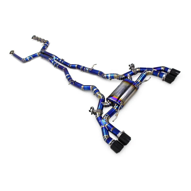 

OEM Muffler Exhaust System For BMW X3M/X4M F97/F98 3.0T 2019-2023 Titanium Catback Valvetronic Carbon Black Tips