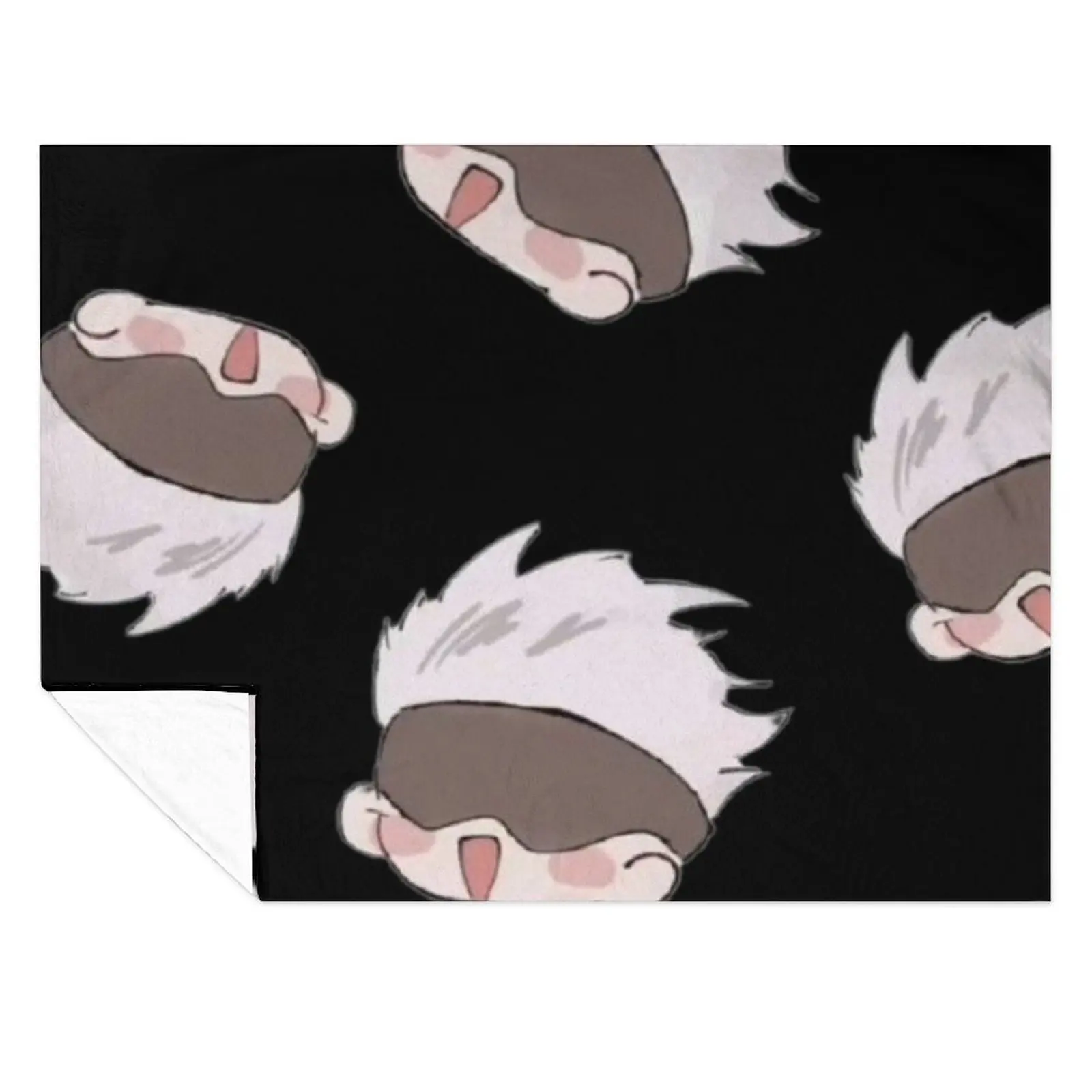 

Gojo Chibi Throw Blanket Sofas Fashion Sofas Furry Beautifuls Blankets