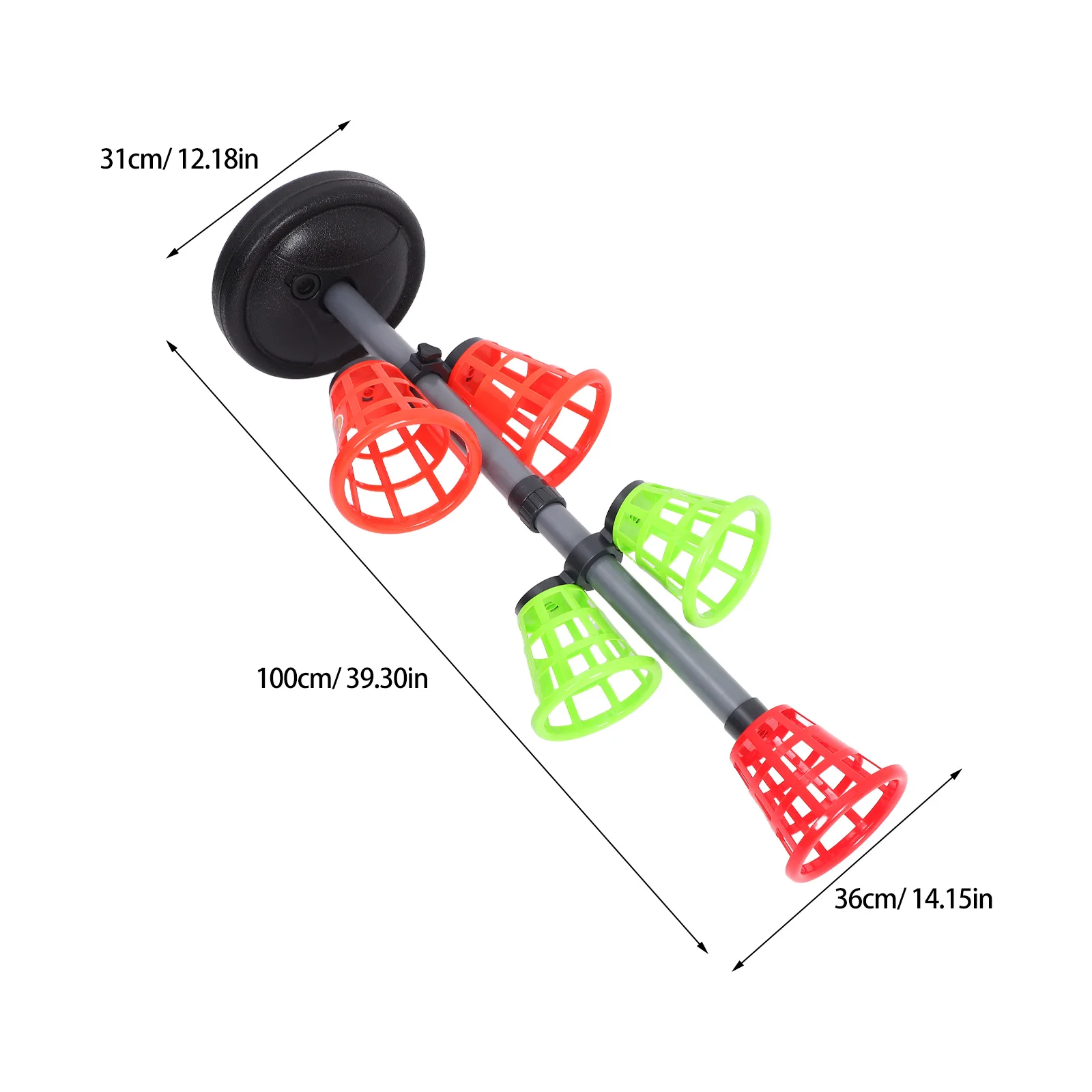 لعبة رمي كرة السلة على شكل حقيبة الرمل للأطفال والكبار في الأماكن المغلقة والخارجية، دلو رمي الهدف، المهارات الحركية التعليمية #3