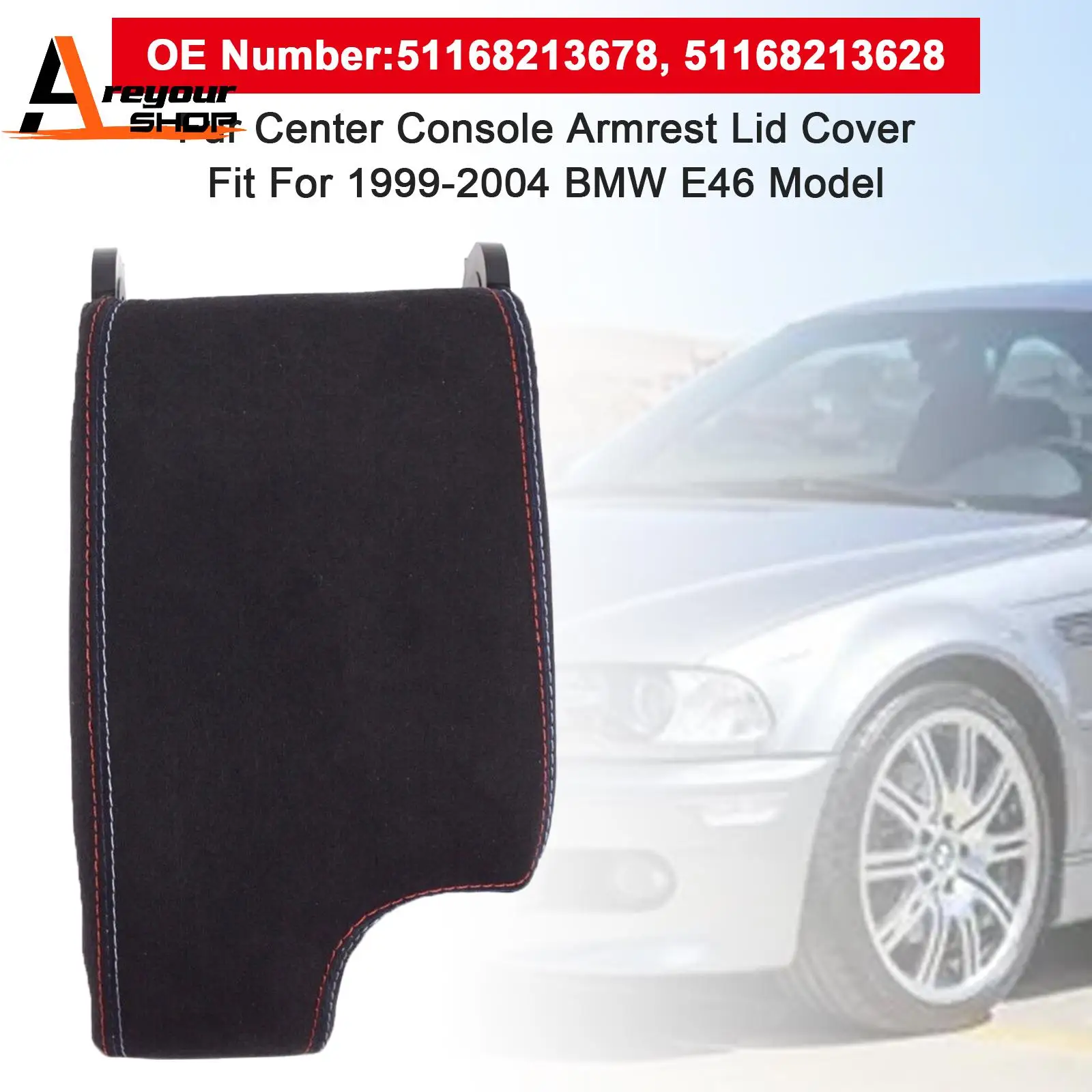 

Меховая крышка подлокотника центральной консоли для BMW 3 серии E46 1999-2004 M3