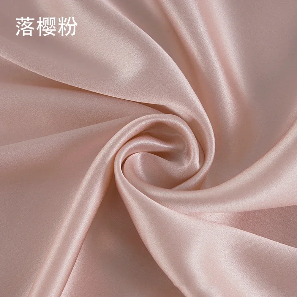 22Momme 280CM Width 100% Natural Pure Mulberry Silk Fabric High Quality Smooth Silk Plain Weave Crepe Satin