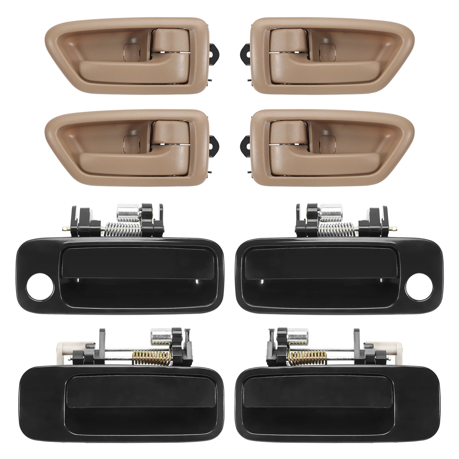 

6922033040 8 шт. внешние и внутренние дверные ручки для Toyota Camry 1997 1998 1999 2000 2001 6927733020 6927833020