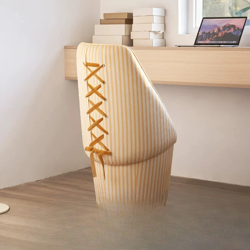 Sofa Chair Single Chair Bedroom Makeup Yellow Dressing Dining Single Sofa