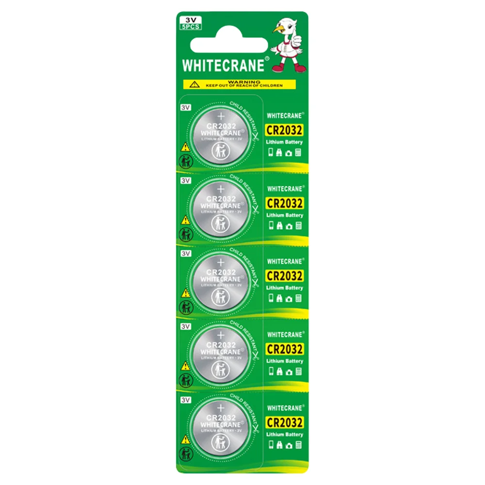 CR2032 Button Battery 3V Lithium Battery For Watch Toy Calculator Car Remote Control CR 2032 Button Coin Cell 5PCS-40PCS /Cards
