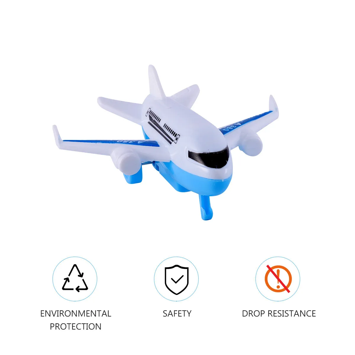 

12Pcs Passenger Airplane Plastic Pull Back Drive Creative Kids Simulation Plane Gifts Christmas Birthday Educational Play
