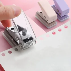 6mm Mini Hole Punch Pliers Metal Pore Puncher with Shreds Holder Leaflets Paper Plastic Cards Scrapbooking Die-Cut  Hand Tools