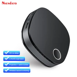 4K 60Hz 5G Wireless WiFi Display HDMI-compatible TV Dongle Receiver Stick Adapter For H.265 Miracast Airplay For andriod IOS Mac