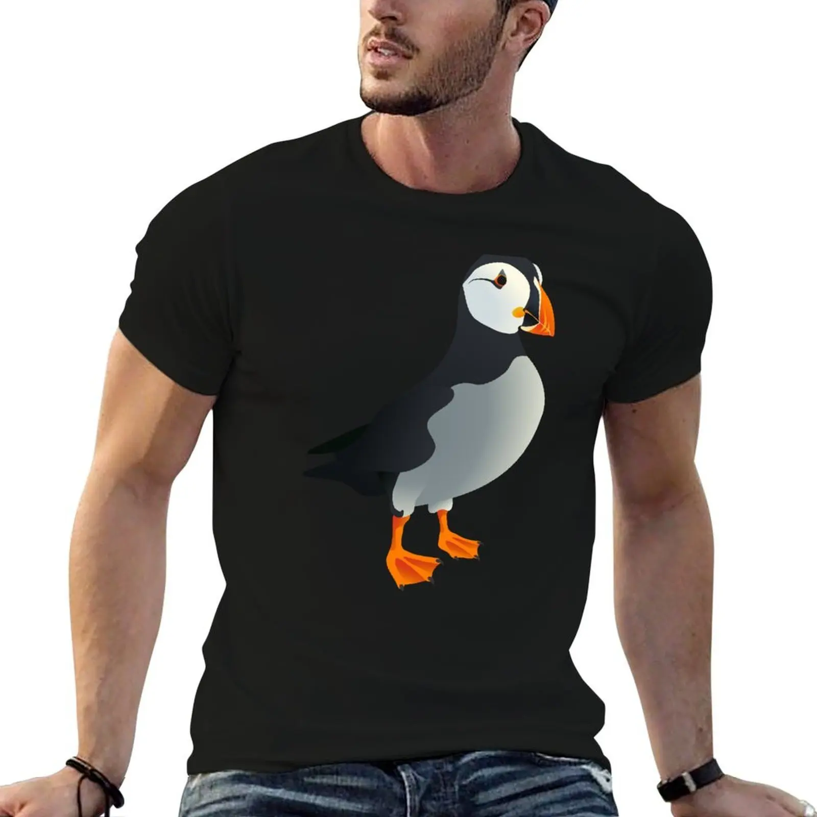 Little Atlantic Puffin T-Shirt t shirt for man 100 percent cotton man t shirts graphic t shirt man designer T-shirt
