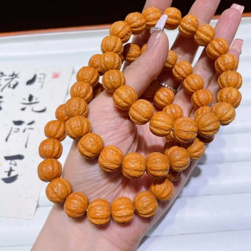 Zhengzongda Coarse Band Crafts Monkey Head Jingbaleng Bracelet Men's Hand Toy Buddha Beads Small Walnut Monkey Head Bracelet Pho