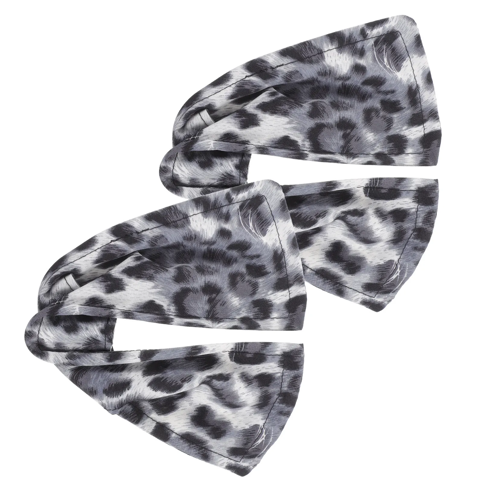 

2Pcs Leopard Print Hair Bun Maker Lazy Curler Bun Shaper for Women Girls Easy Styling Tool Yoga Running Party Daily Use Hair