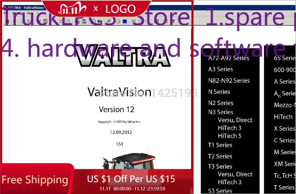 

TruckEPC3 Valtra Vision Lexcom Spare Parts Catalog 2013