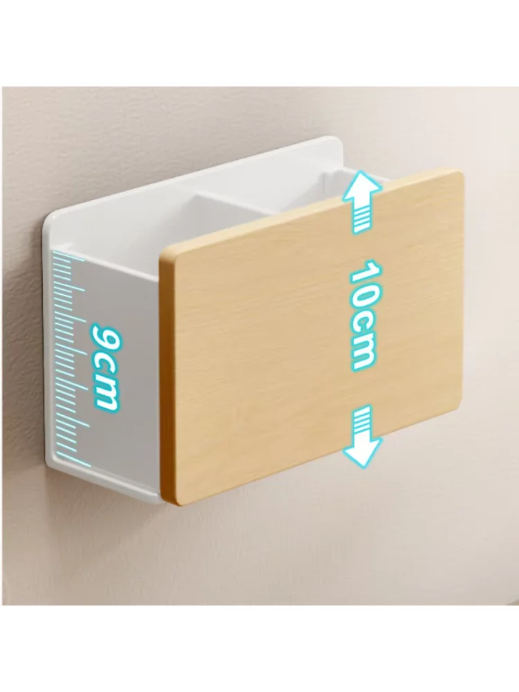 solid wood Bathroom sink toilet shelf sink toothbrush toothpaste rack comb storage box tube wall hanging Toilet storage rack