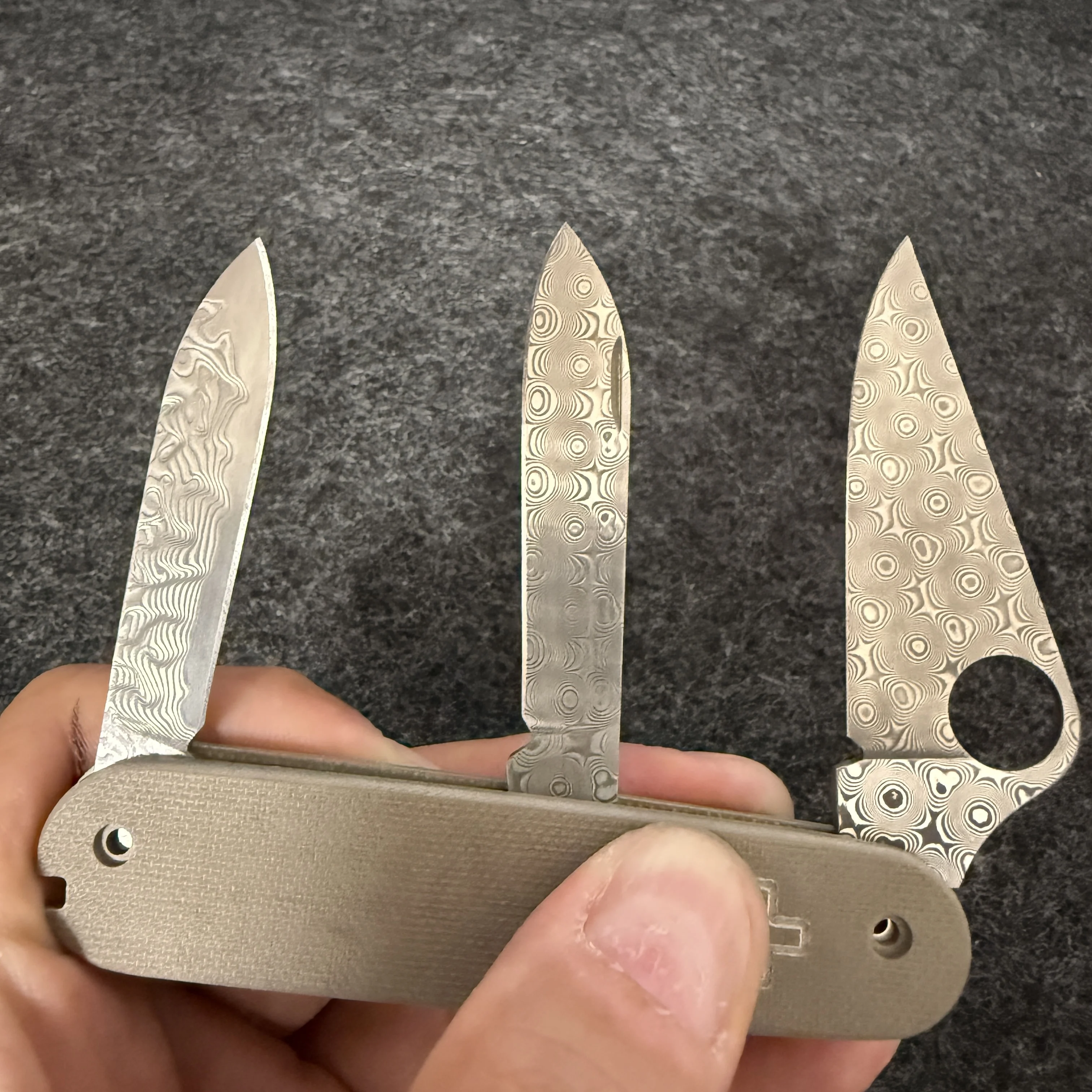 

Лезвие ручной работы из дамасской стали VG10 в оригинальном стиле для швейцарского армейского ножа Victorinox 84 мм, аксессуары для самостоятельной сборки (DIY)