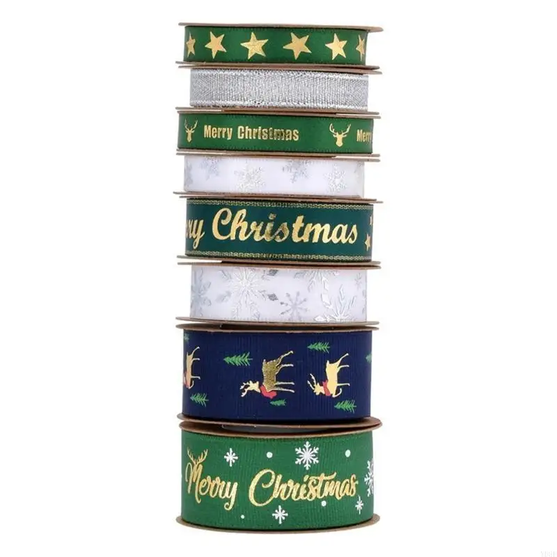 Wedding Decoration Hair Bows DIY Printed Grosgrain Ribbons for Gift Wrapping Y08E