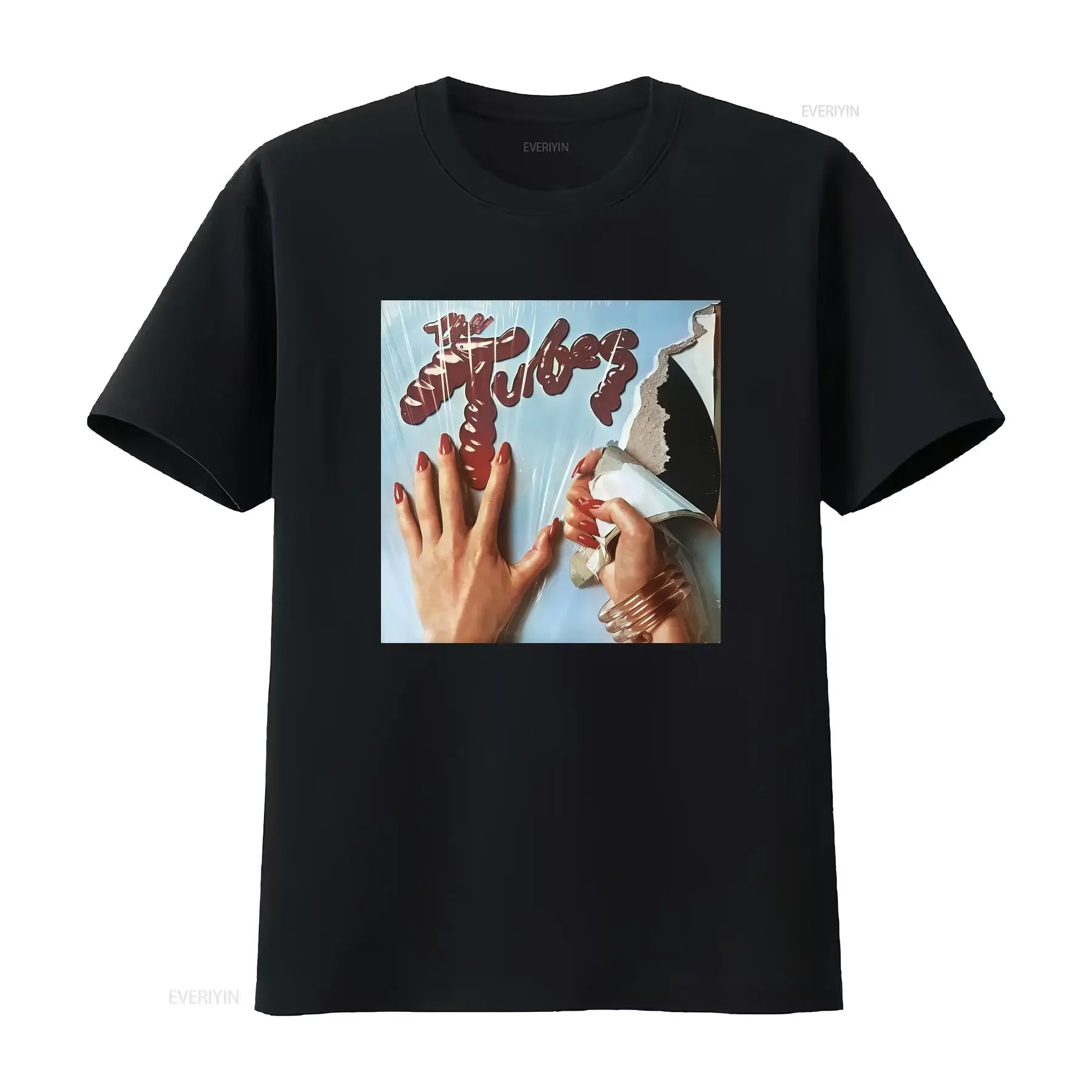 Hot New The Tubes Band Album Black T Shirt  All Size S 5XL vintage Washed graphic Unisex Top For Everyday Wear fashion