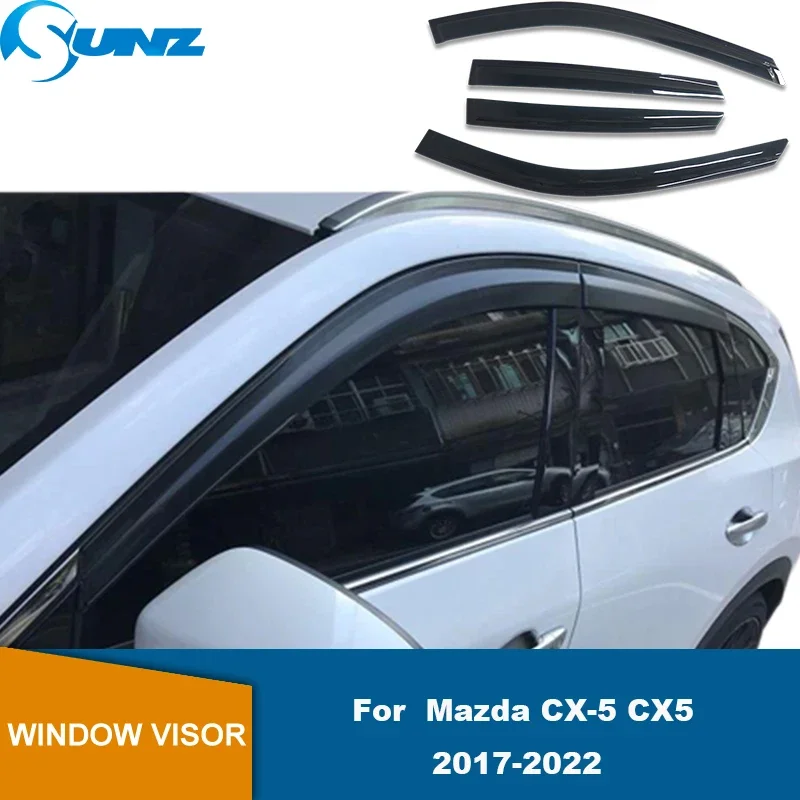 Side Window Deflector For Mazda CX-5 CX5 2017 2018 2019 2020 2021 2022 Car Wind Shield Weathershields Door Visor Sun Rain Guards