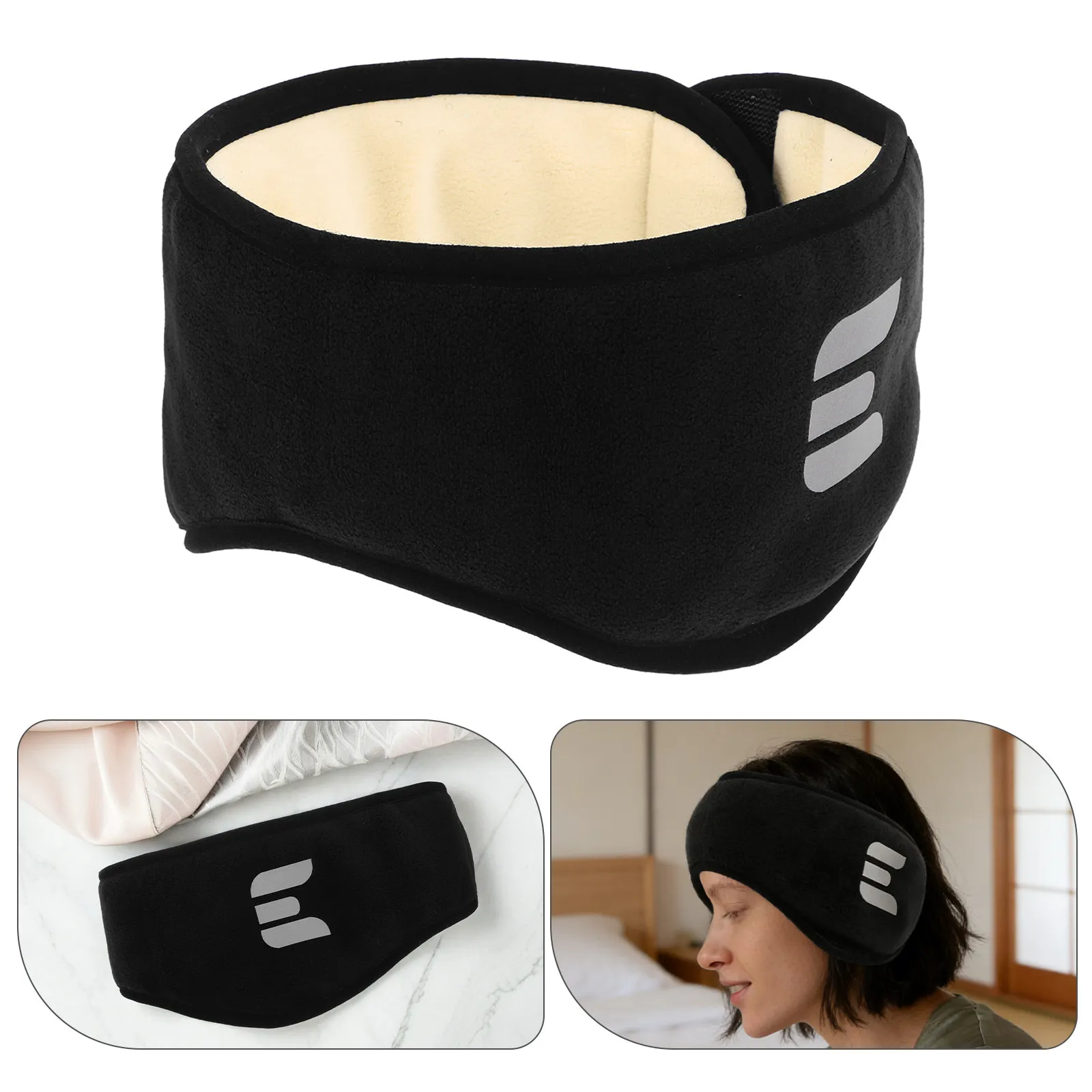 2Pcs Noise Isolation Ear Muffs Adjustable Soft Soundproof Sleep Ear Muffins for Night Rest Travel Home Use Grey