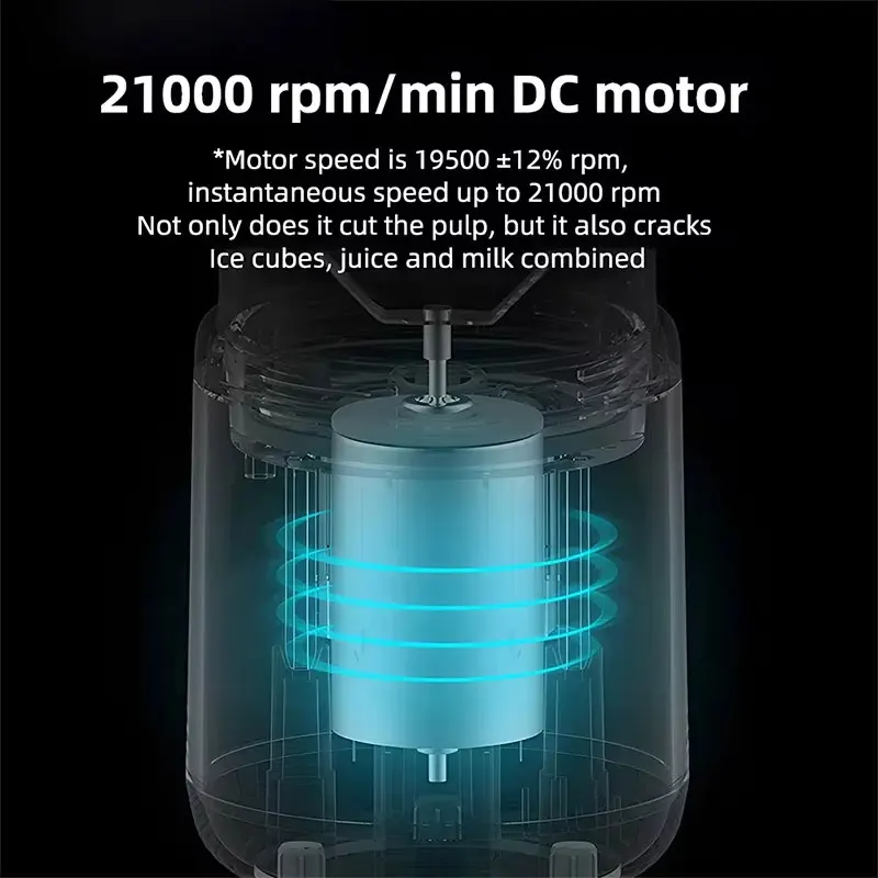 USB Personal Mini Juicer Cup Tragbarer Hand-Reisemixer mit einzelnen Doppelbechern für Wasserflaschen