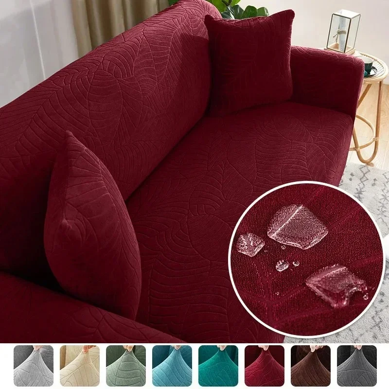 Thicken Elastic Sofa Cover for Living Room Thick Jacquard Sofa Cover 1/2/3/4 Seater L-Shaped Corner Sofa Cover