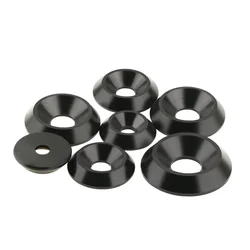 M3 M4 M5 M6 M8 M10 Conical Solid Plastic Concave POM Countersunk Washer Convex Flat Gasket Tapered Cone Insulation Washers