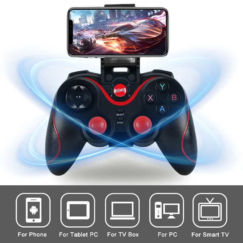 MG09 Wireless Bluetooth-compatible Gamepad Controller for X3 for Android Mobile Phone TV BOX Computer Joystick for Tablet PC TV