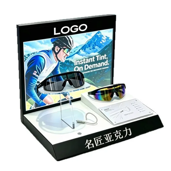Acrylic display stand, smart glasses display case, luminous backplane display stand