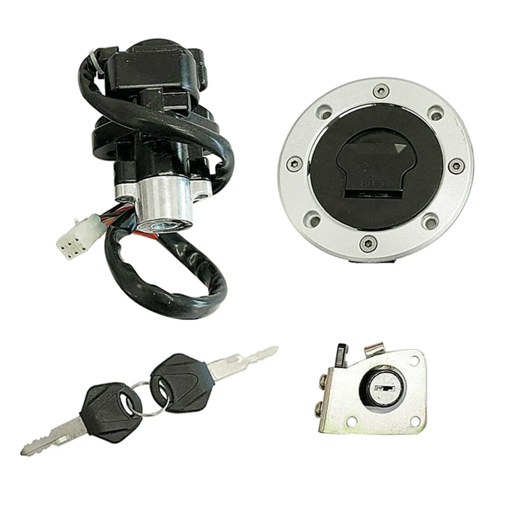 

For Suzuki SV650 SV650 Vstorm 1000 DL1000 GSXR600 GSXR750 GSXR1000 GSX1400 Ignition Switch Fuel Gas Tank Cap Cover Lock Key Kit