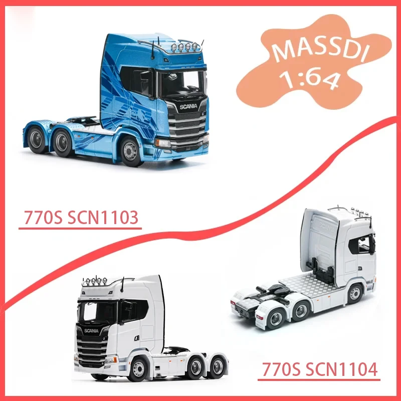 

Massdi масштаб 1:64 770S голова прицепа из сплава модель автомобиля для взрослых классическая коллекция дисплей орнамент подарок