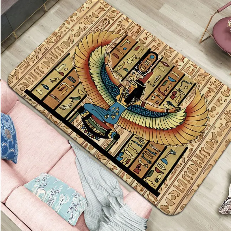 Ancient Egypt Egyptian Door Mat Nordic Style Bedroom Living Room Doormat Home Balcony Anti-Slip Alfombra