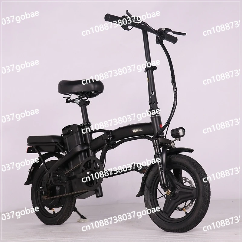 دراجة كهربائية خفيفة الوزن قابلة للطي للكبار، بطارية ليثيوم كهربائية، بطارية نقل صغيرة #4