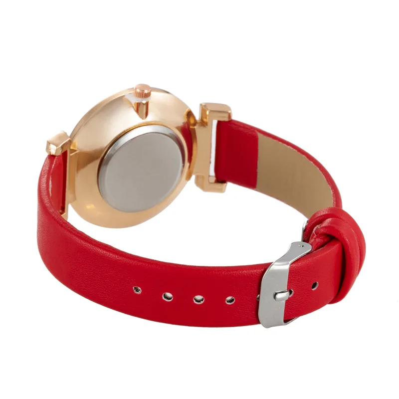 Elegant Simple And Versatile Women's Watch 2026 New Model Diamond Dial Design Women's Leather Wristwatch Excellent Gift Choice