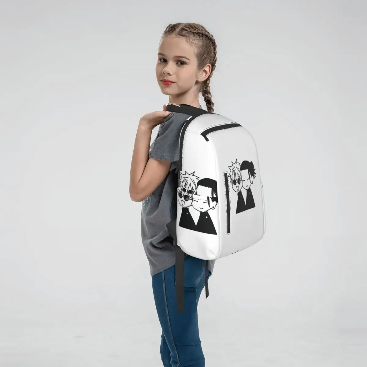 Gojo Satoru And Geto Suguru Backpack Daypack Children BookBag School Bag Shoulder Bags for Men Women