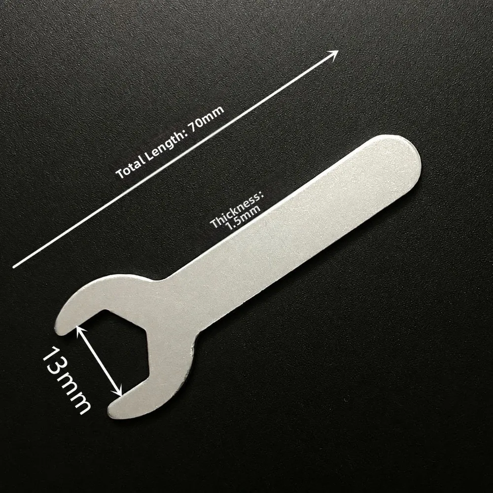 Multifunctional Open End Wrench Single-End Design Ultra-Thin Profile Ultra-Thin Wrench 4-14mm Opening Ratchet Socket Type