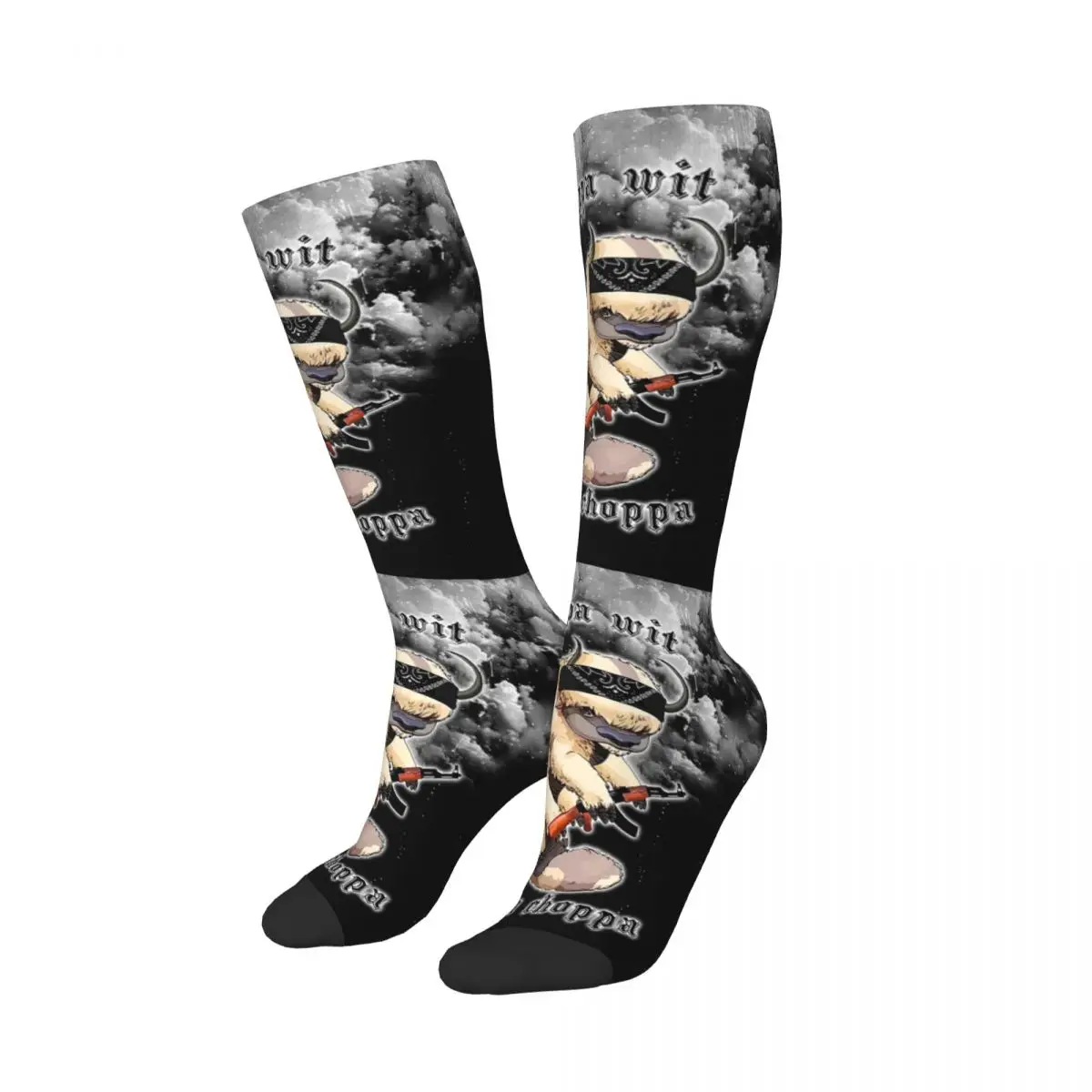 Appa Wit Da Choppa Socks Harajuku High Quality Stockings All Season Long Socks Accessories for Man's Woman's Gifts