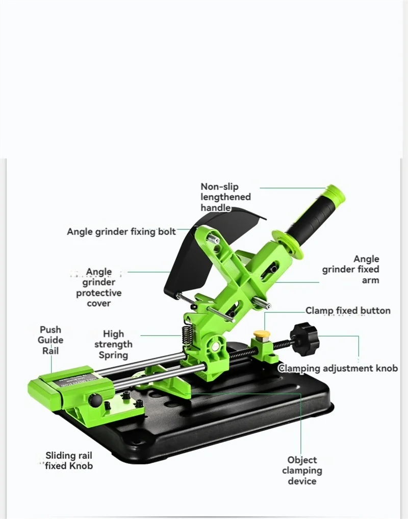 

Fixed Universal Bracket Angle Grinder Polishing Machine Conversion Cutting Machine Table Saw Multifunctional Desktop Pull Rod