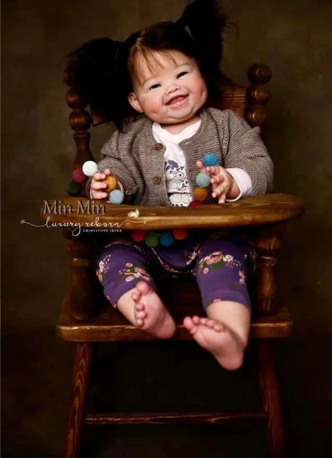 

St.Store 28inch Assembled Well Reborn Doll MinMin Freash Color Reborn Doll Already Painted By Hand