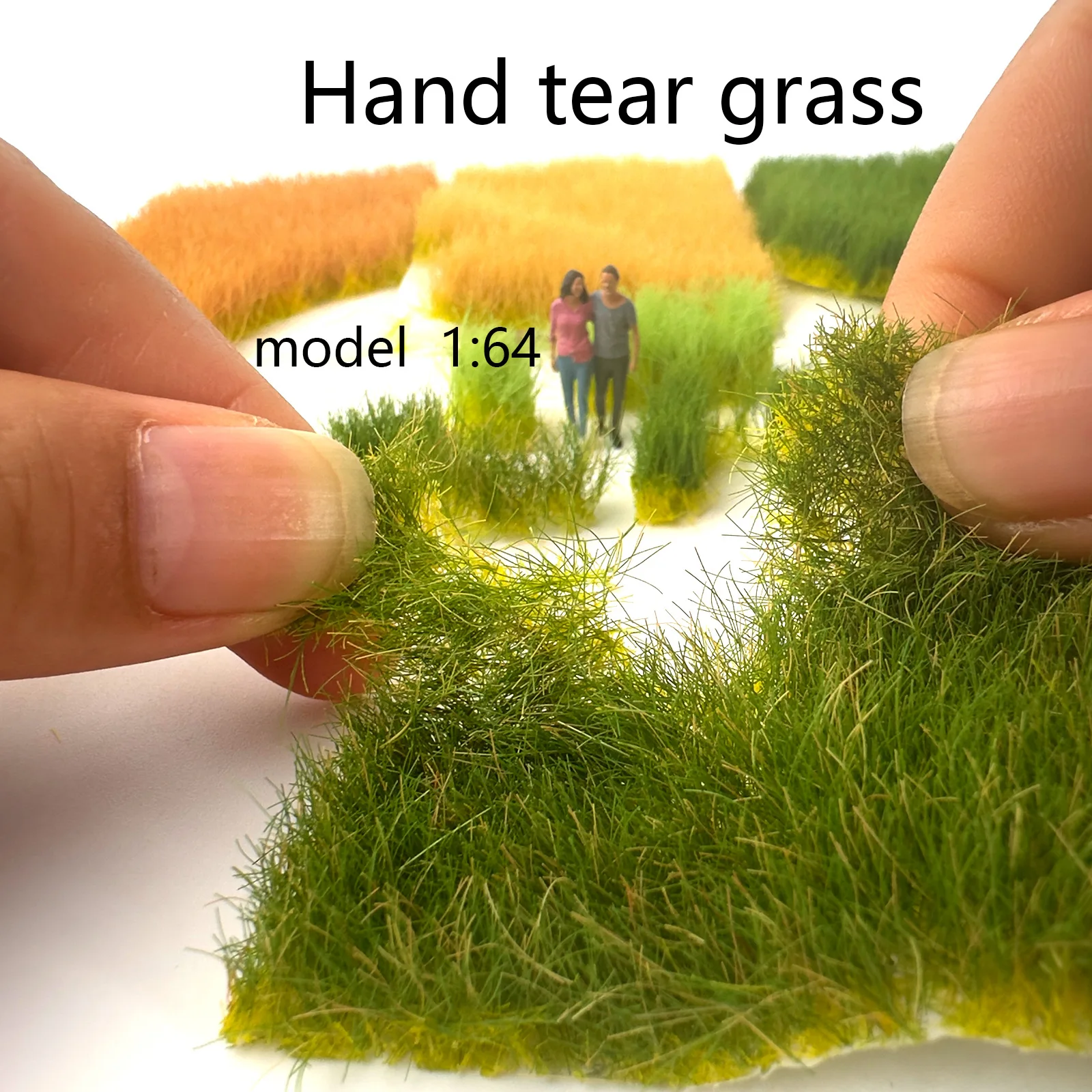 Height 12MM Miniature Static Grass Lawn Model DIY Platform Landscape Plant Turf Materials Handmade Decorative Accessories