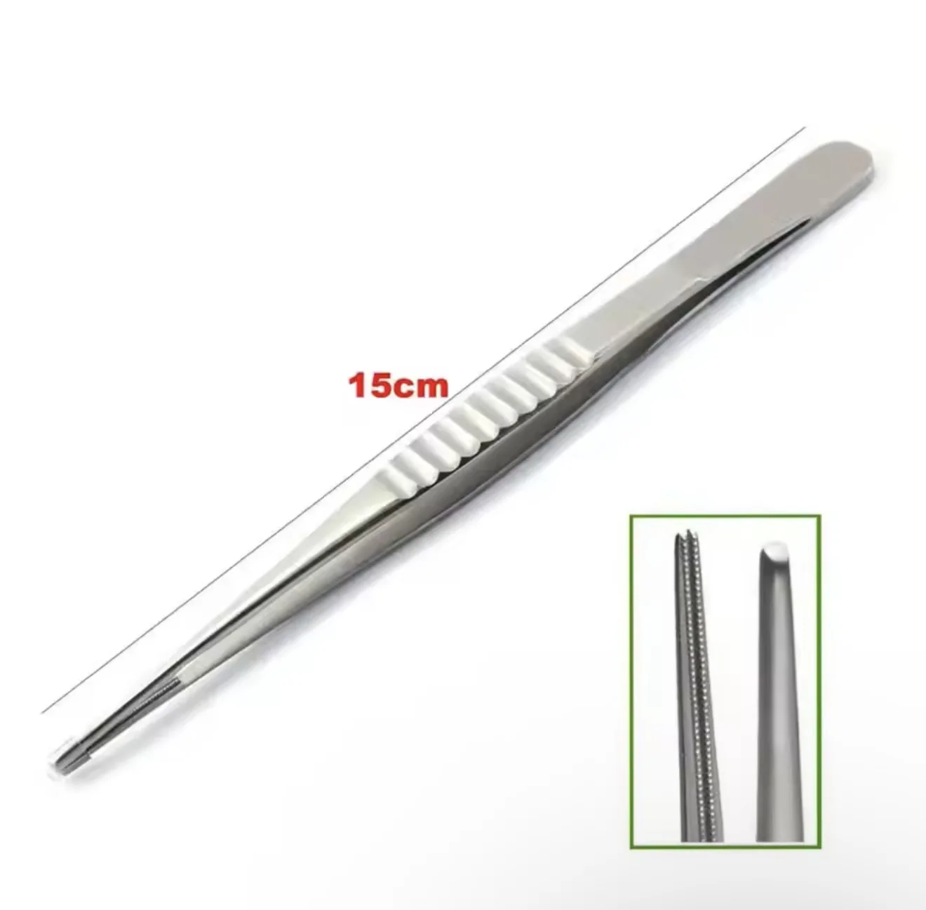1Pcs Debakey Forceps Atraumatic Tissue Forceps Vascular Procedures Surgical Tweezers Medical Forceps
