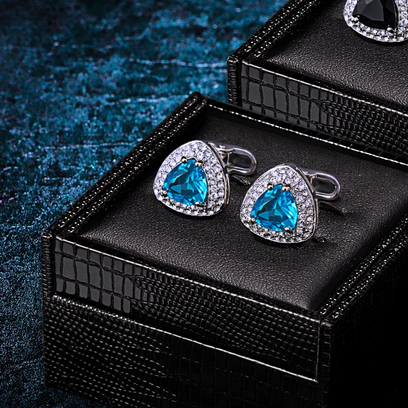 

KFLK ювелирные изделия французская рубашка запонки для мужчин бренд Синий Кристалл Запонки роскошные свадебные кнопки мужской высокое качество гостей