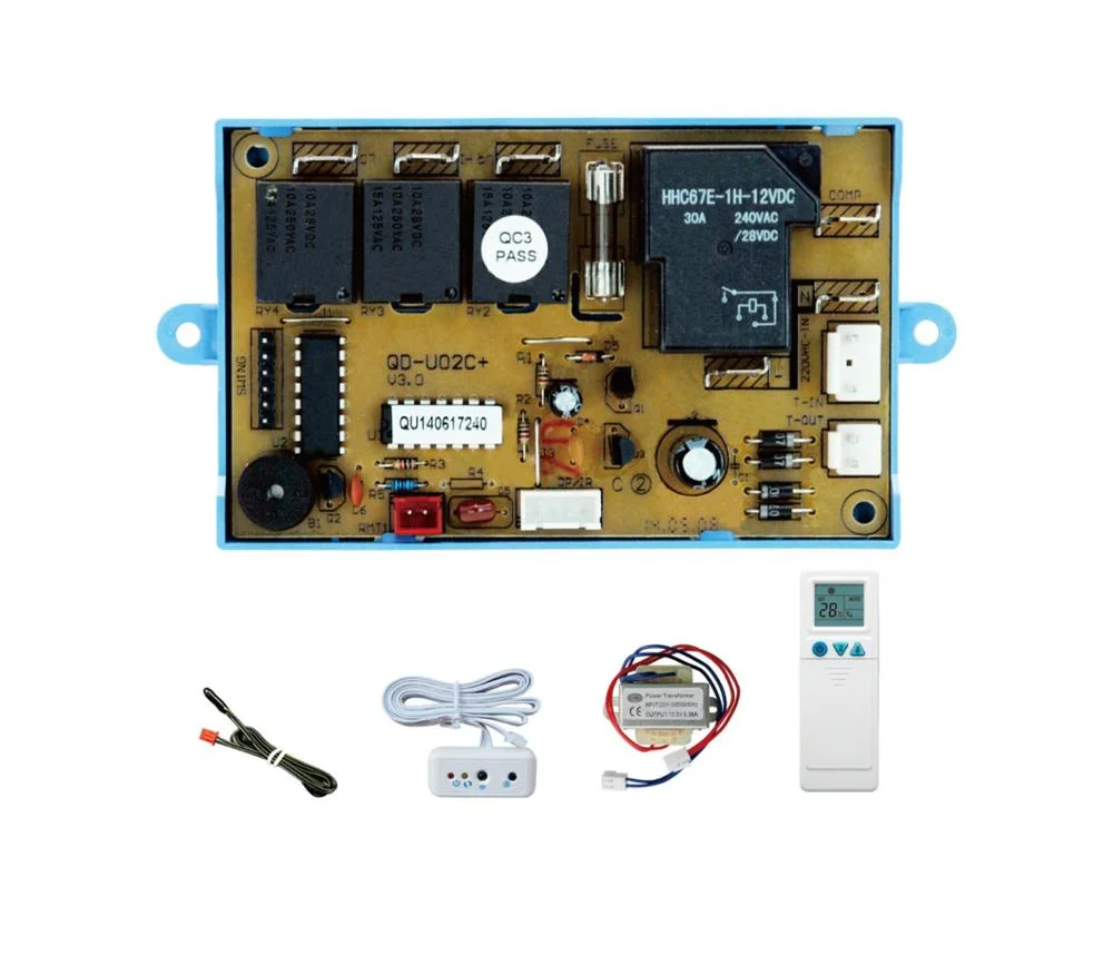 5 years no complaint For QD-U03C+ QD-U05PGC+ Double sensors LED pcb board a/c control system