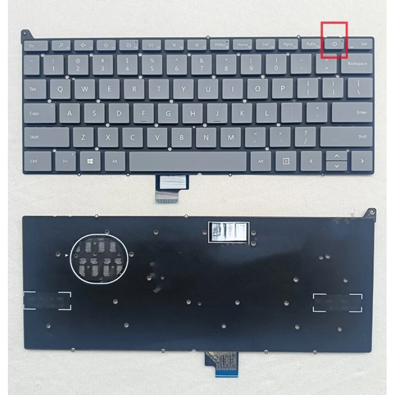 YY+New For Microsoft Surface Go 1 2 1943 12.4” US Laptop Keyboard 2H with Power key