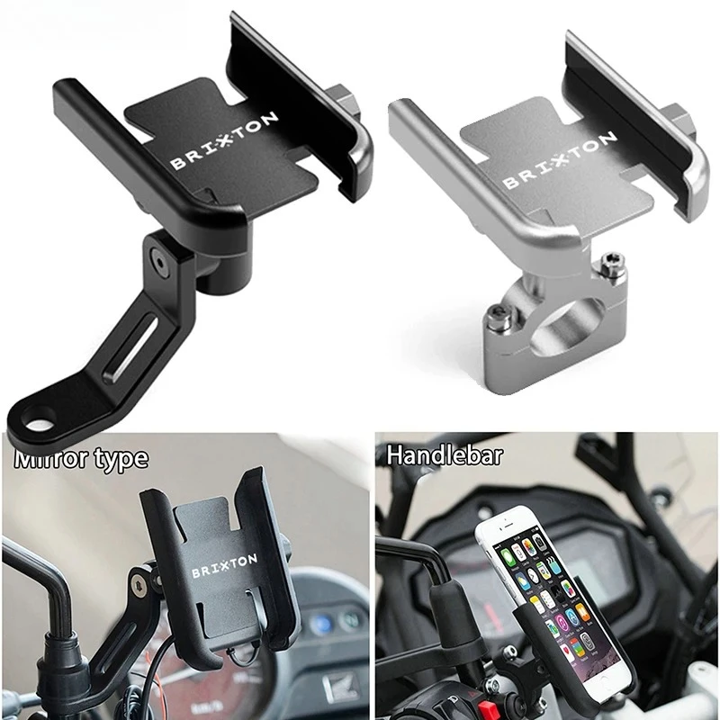Для BRIXTON Cromwell 1200 125 250 Crossfire 500 Felsberg 125 250 Storr 500 Sunray 125, держатель для телефона на руль, GPS-подставка, кронштейн