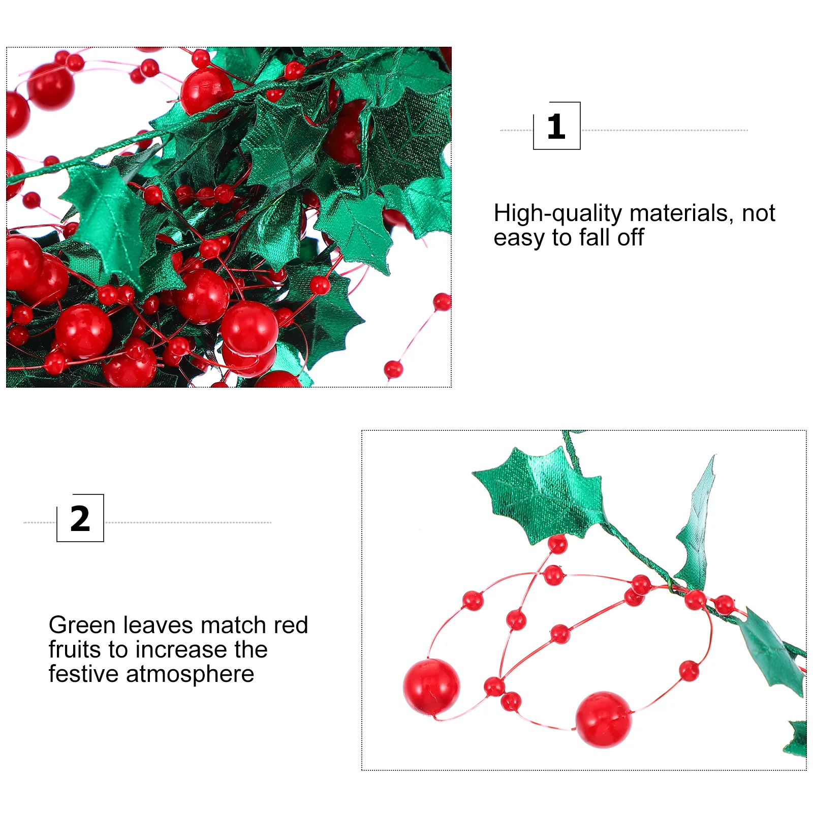 

Garland Decorations Xmas Wire Ribbon Tinsel Iron Christmas Indoor Mini Garlands Tree
