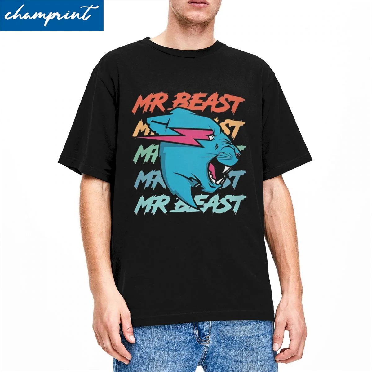 Game Gaming Beasts T Shirts Men Women's Cotton Creative T-Shirt Crewneck  Tees Short Sleeve Clothes New Arrival