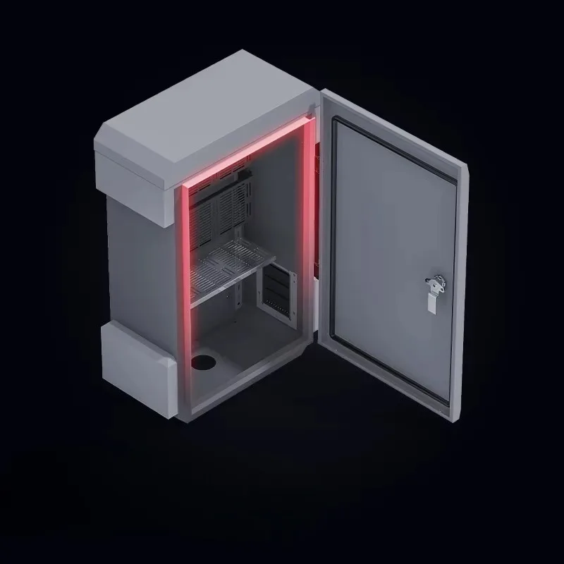 Outdoor r-ainproof box wall mounted steel box shell