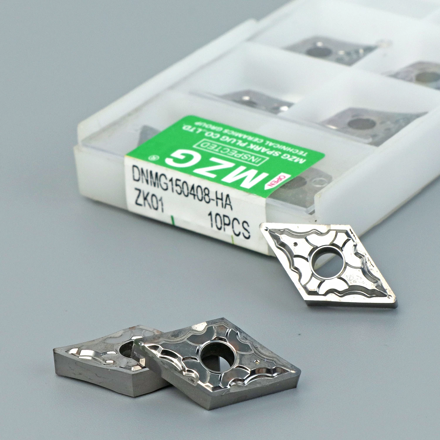 

MZG 10pcs DNMG150404 DNMG150408 DNMG150604 DNMG150608 Aluminum Insert For CNC Lathe Cutter Turning tool insert DNMG